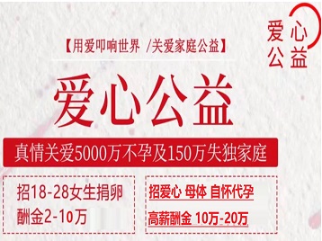 永和捐卵助孕生子 爱心志愿者招募
